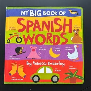 My Big Book of Spanish Words-Board Book
